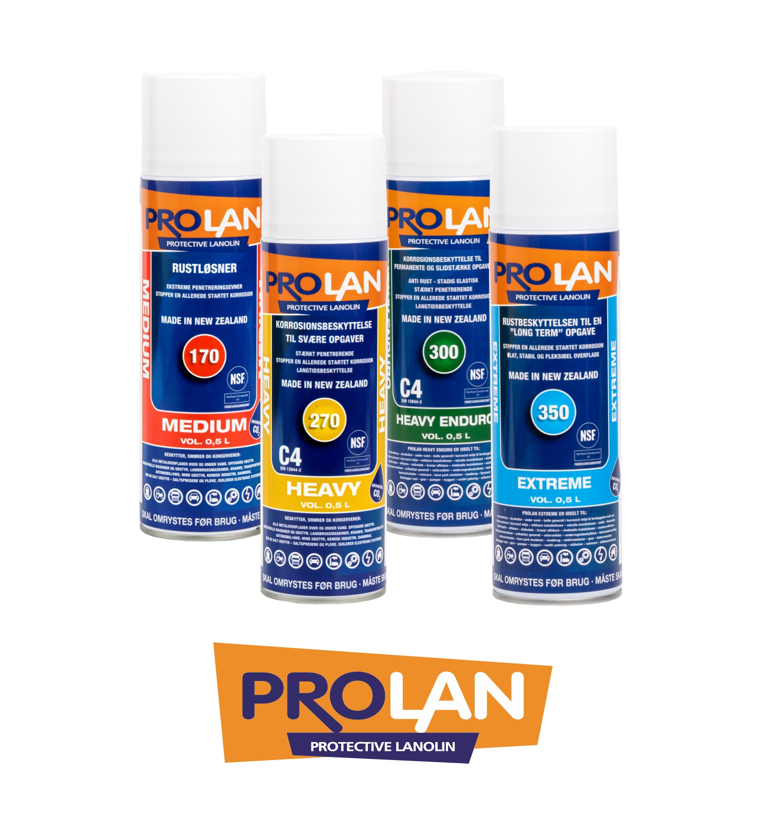 ProLan Medium 170, ProLan Heavy 270, ProLan Heavy Enduro 300 ali ProLan Extreme 350 – kateri izdelek izbrati? — povezan članek ProLan