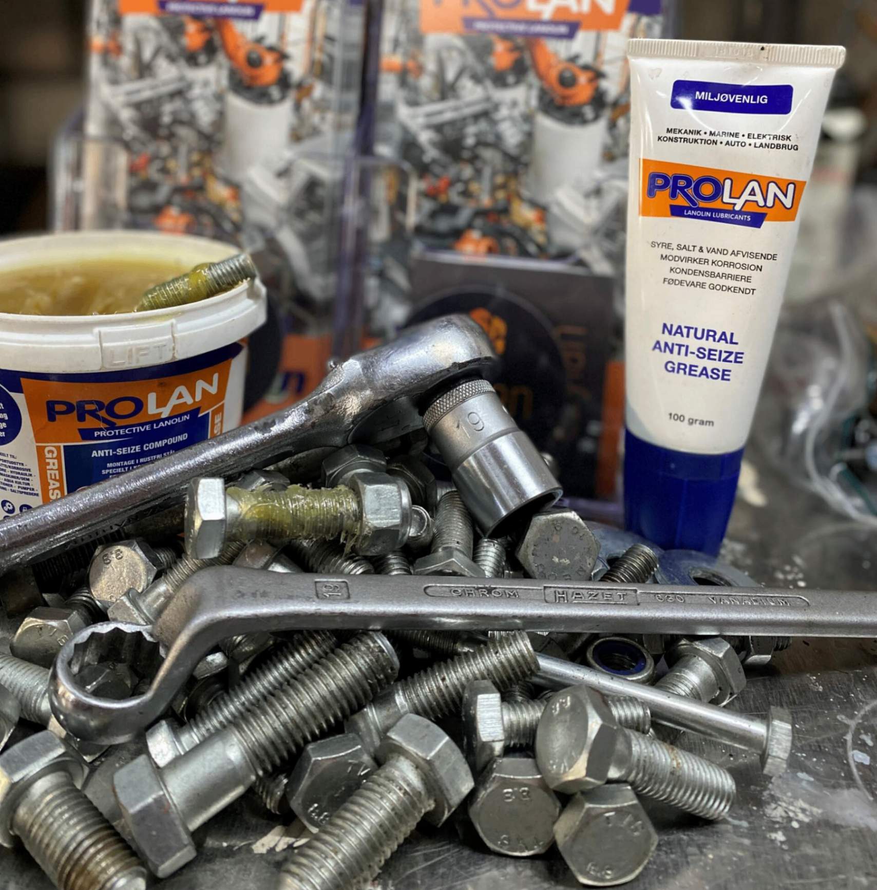 ProLan Grease 450 — anti-seize mast iz lanolina — ProLan blog